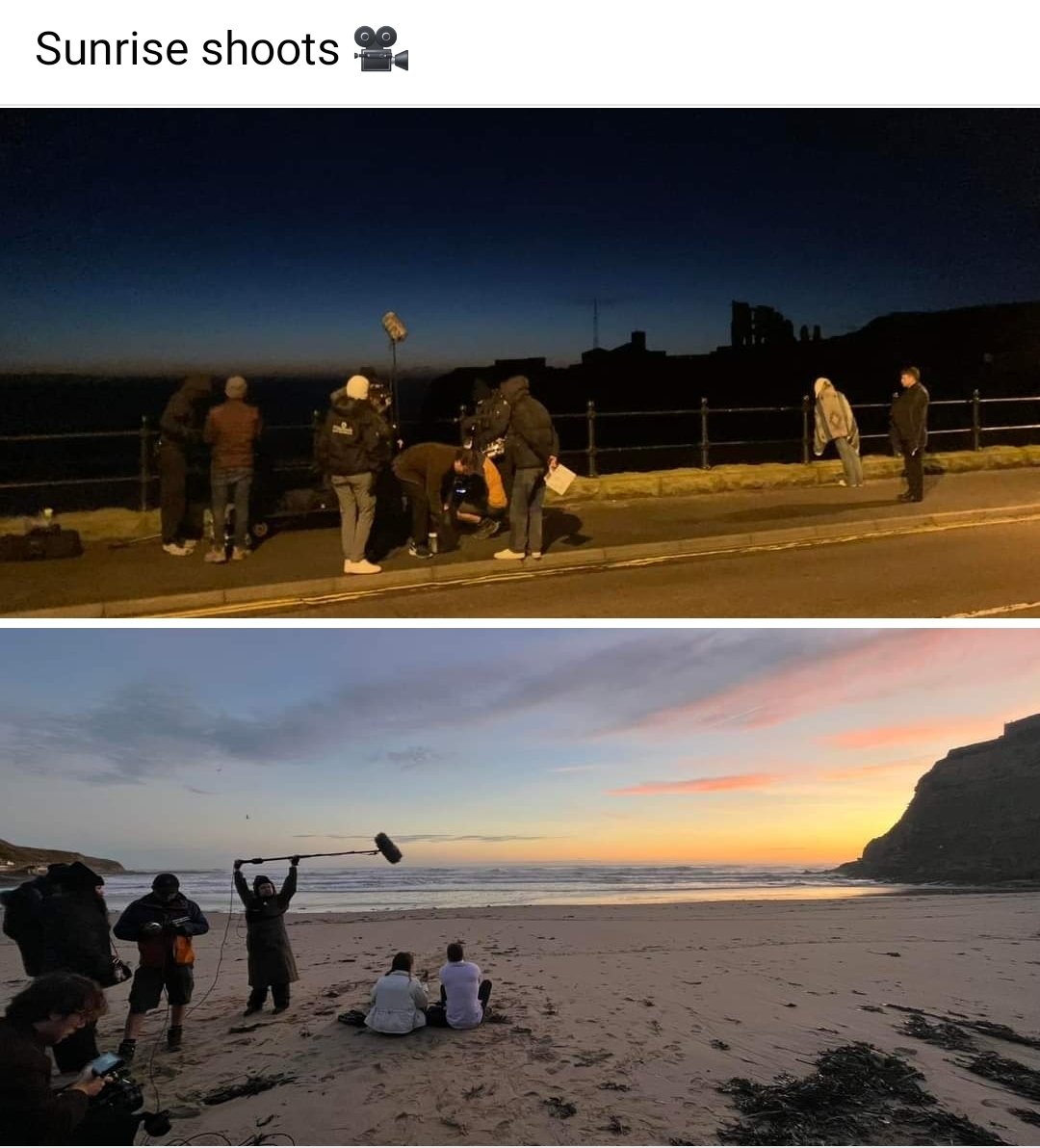 NEIFF_Official's tweet photo. This is what we love to see, various #NEIFF Alumni collaborating to bring another production from the South to our region and film on our stunning North East coast. Doing our bit for the local industry 😉 https://t.co/na27MWk812