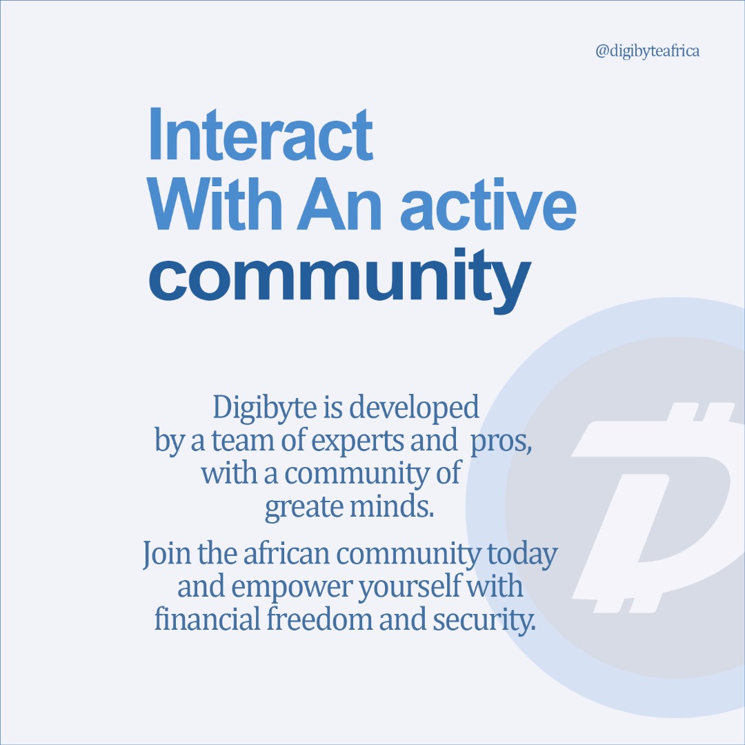 DgbAfrica's tweet photo. Getting ready for the new week with @DigiByteCoin https://t.co/KzLo3ntxOw
