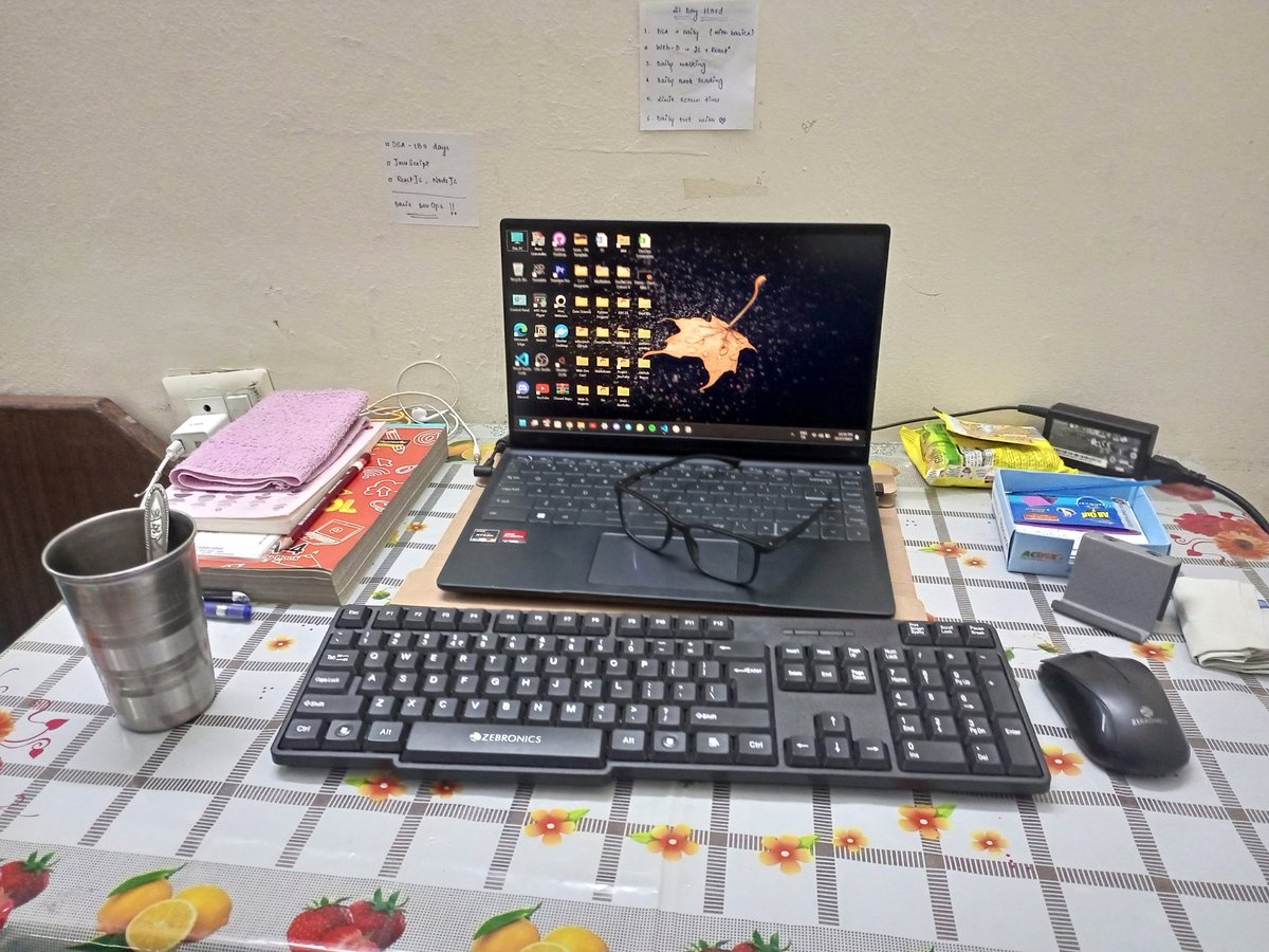 adisuyash's tweet image. My setup ✌️❤️
#GlobalHackWeek @MLHacks