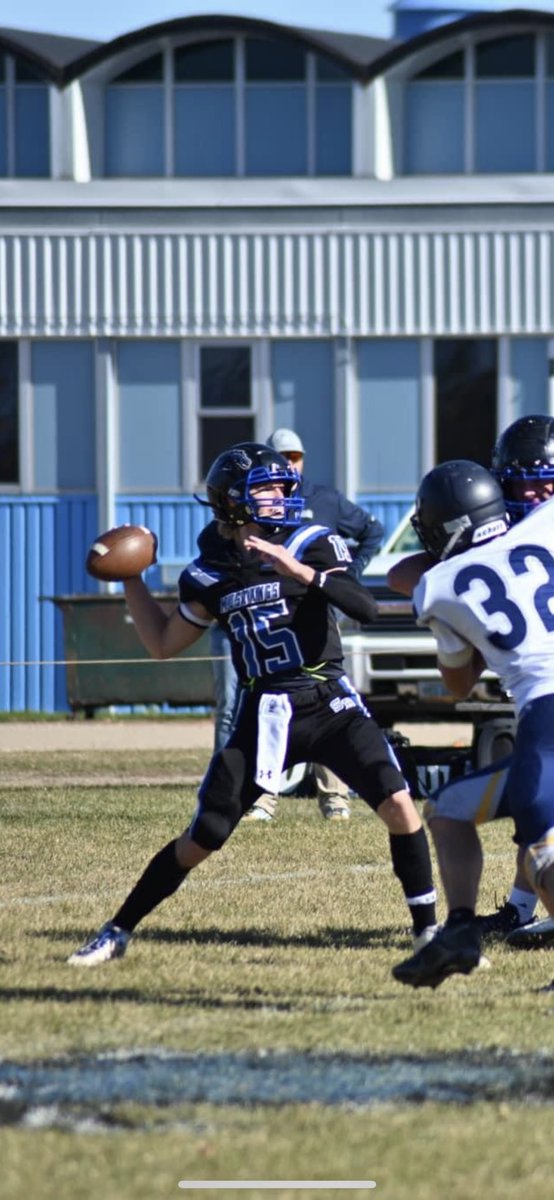 How bout this line for your first career playoff start. Sophomore QB Berkley Frantz turned 5 carries into 216 yards and 3TD. Along with 2/3 passing for 95 yards and 2TD. On to the next one!