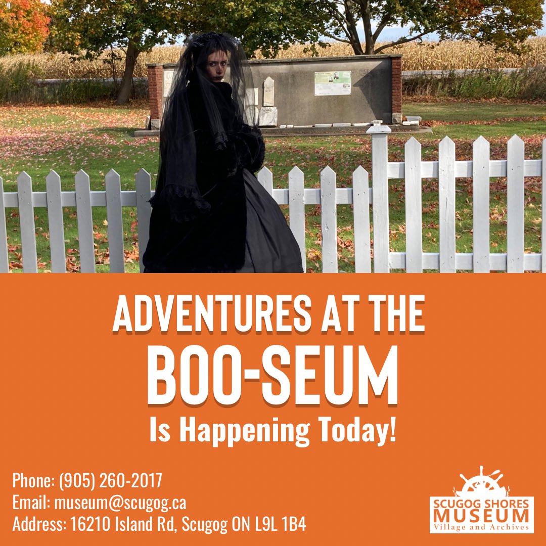 Adventures at the Boo-seum is in full swing!!! Stop by to experience some Halloween fun! 

#adventuresatthebooseum #scugogshoresmuseum #townshipofscugog #familyfun #halloweenfun