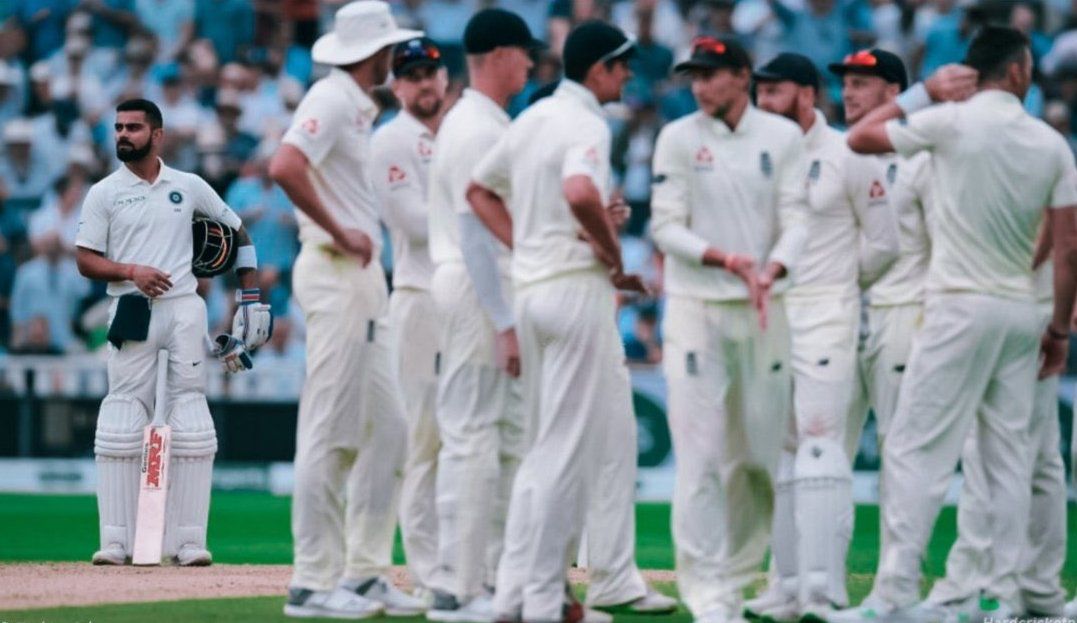 Virat Kohli is colour blind. He thrashes every colour equally