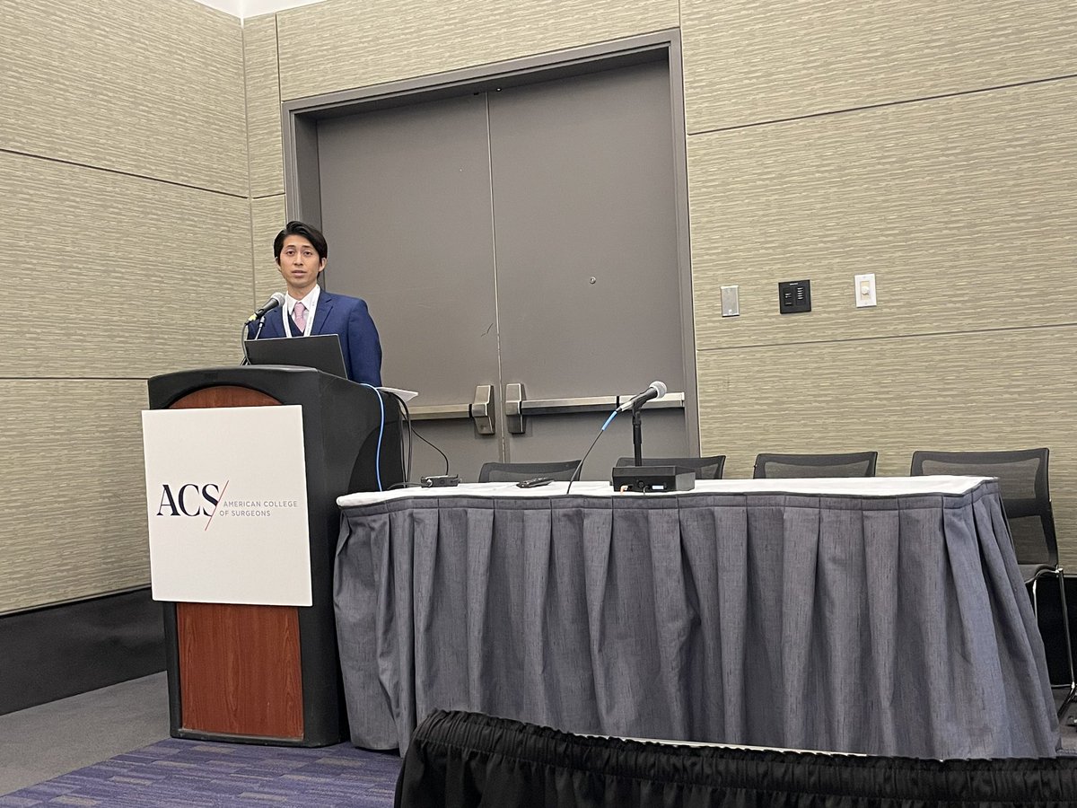 Rachael Essig, MD (@rachaelessig) on Twitter photo <a href="/RASACS/">RAS-ACS</a> Symposium sponsored by the A&I committee is underway with the winners of the essay contest: 🔪Katherine Bakke from <a href="/WiscSurgery/">UW-Madison Department of Surgery</a> 🔪<a href="/ShawnIzadi/">Shawn Izadi, MD MPH</a> from @OHSUsurgery
🔪Motohisa Tsuruta from <a href="/HawaiiSurgery/">HawaiiSurgery</a> <a href="/kvnkoo/">Kevin Koo</a> <a href="/mviseniomd/">Michael Visenio</a> <a href="/KaitlinRitterMD/">Kaitlin Ritter</a> #ACSCC23 <a href="/RASACS/">RAS-ACS</a> Symposium sponsored by the A&I committee is underway with the winners of the essay contest: 🔪Katherine Bakke from <a href="/WiscSurgery/">UW-Madison Department of Surgery</a> 🔪<a href="/ShawnIzadi/">Shawn Izadi, MD MPH</a> from @OHSUsurgery
🔪Motohisa Tsuruta from <a href="/HawaiiSurgery/">HawaiiSurgery</a> <a href="/kvnkoo/">Kevin Koo</a> <a href="/mviseniomd/">Michael Visenio</a> <a href="/KaitlinRitterMD/">Kaitlin Ritter</a> #ACSCC23