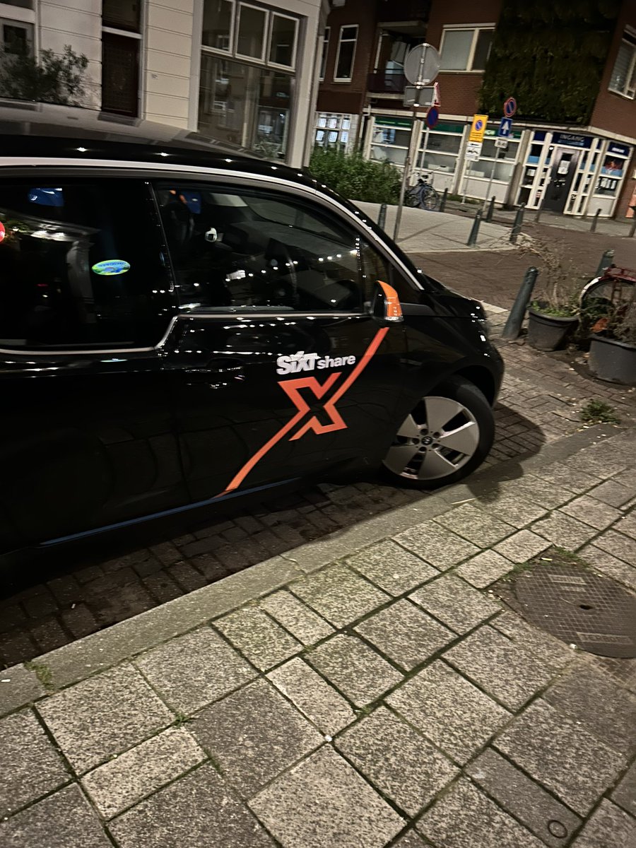 ludolphus's tweet photo. The 𝕏 car is here (saw it in Rotterdam). #Xen Ⓧ #XBlocks https://t.co/oyclhcxJOD
