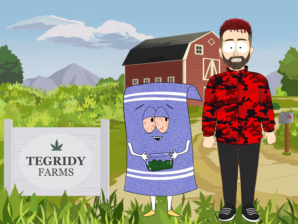 CiganoCase's tweet image. Catch me on the 27th season of South Park, taking over tegridy farms.