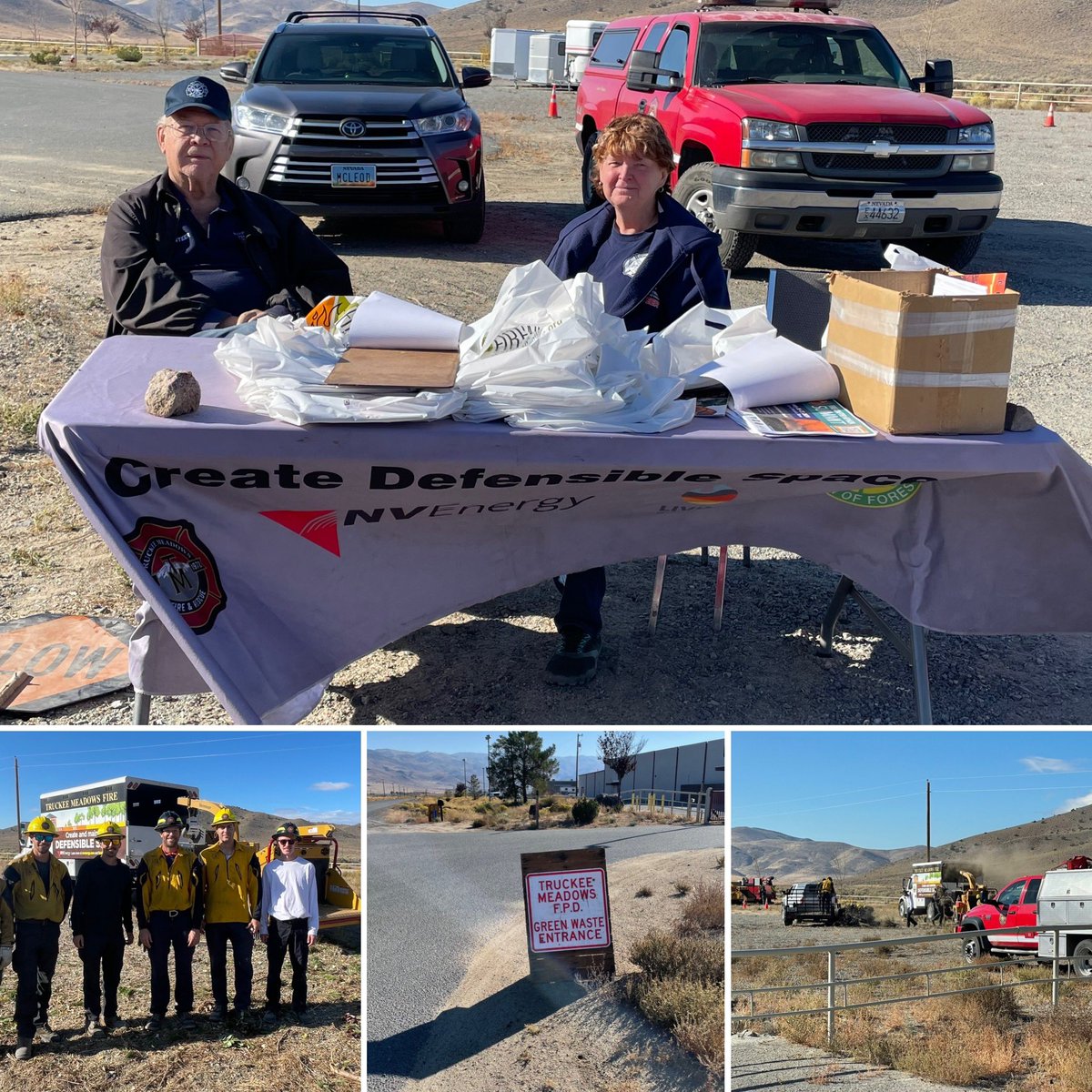 TMFPD's tweet image. ⚠️Green Waste Day. Here in Palomino Valley, Ironwood Equestrian Center, 5600 Whiskey Springs Road until 4pm. #DefensibleSpace #FirePrevention #TMFR Details: bit.ly/3R4DTtw
