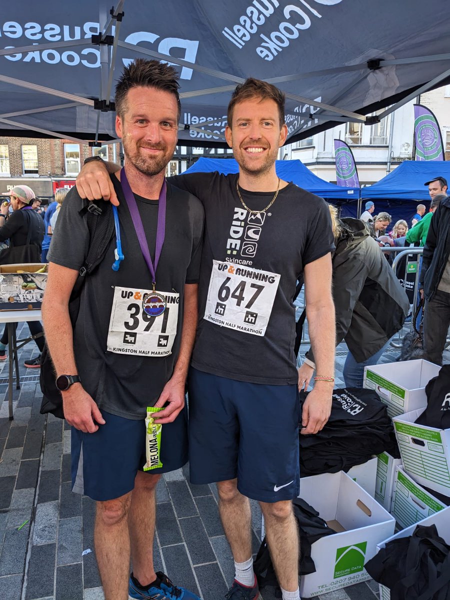 Congratulations to everyone who completed Kingston Half today! Great conditions 😎🌞