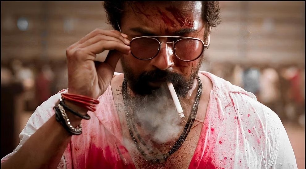 Rolex is smoking D slash brand cigarette LEO used to call it as Honey  Badger which is Black devil