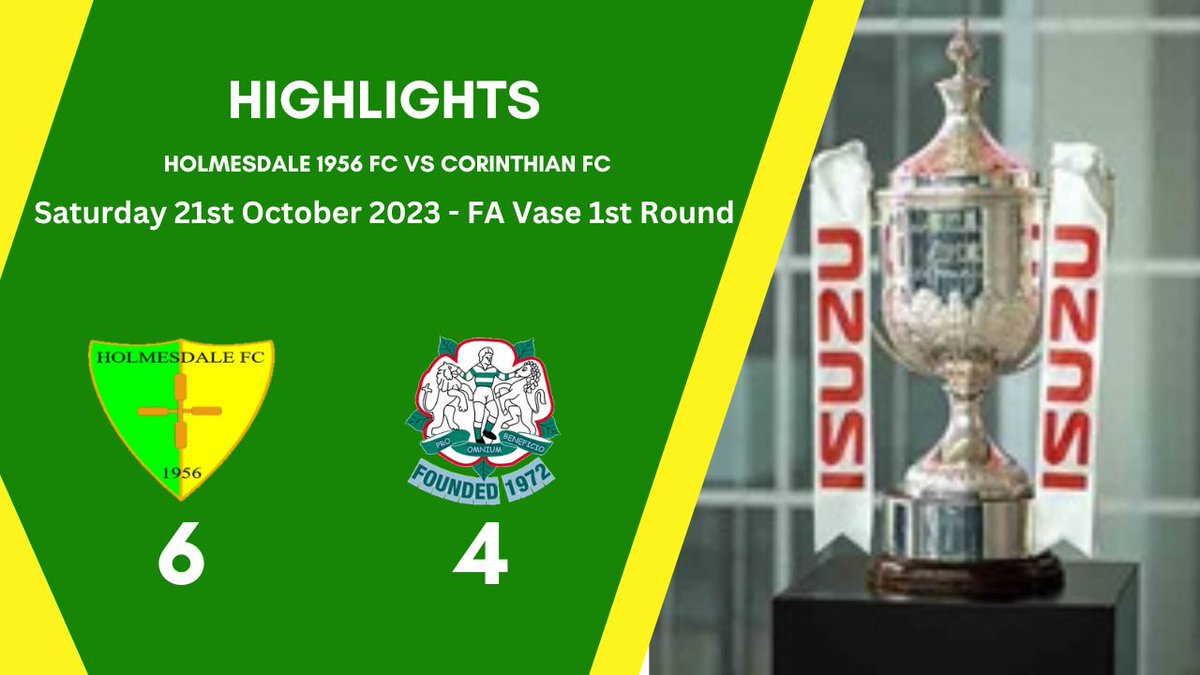 All the goals and a few other bits and pieces from yesterday are now available for viewing over on YouTube.

Click Here:
youtube.com/watch?v=aB4ZwL…