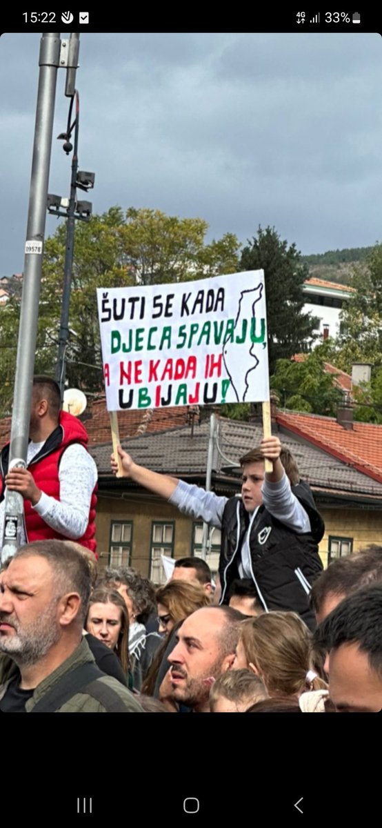 LisicaAdmir's tweet photo. Najjača poruka danas u Sarajevu!

🇵🇸 https://t.co/9LY09RkEOZ