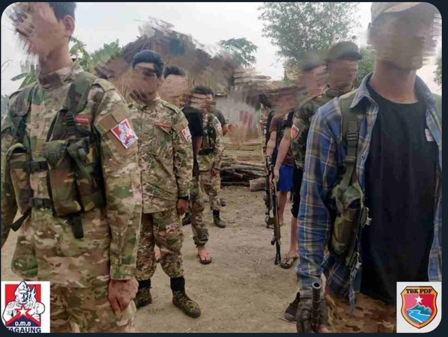 htartha76128693's tweet photo. From Oct13 til 21, ResistanceForces had attacked the 150 junta terrorists who marching from Kyar Nyaung vlg,#Tagaung cottage,#Thabeikkyin Twp,#Mandalay Div. At least 16 terrorists were killed and terrorists burned over 10 houses and looted people' properties. KTM
#2023Oct22Coup https://t.co/iiOOwFB3ln