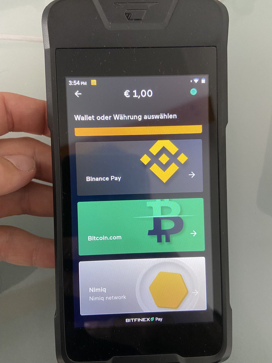 0x_coinrevo's tweet photo. Recently saw images of an electronic cash terminal featuring #Nimiq as a payment option. 💳
With the seamless and swift payment processing of #BitfinexPay, it's not hard to imagine $NIM being integrated soon.
Bitfinex Pay’s easy setup and wide range of supported cryptocurrencies make it a go-to choice for merchants! 🛒
Could $NIM be the next big addition to Bitfinex Pay’s growing roster?