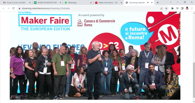 E' il momento dei saluti e dei ringraziamenti
Ecco una parte del team #MFR2023, che tanto duramente lavora per regalare a makers, sponsor, partner e pubblico il meglio dell'innovazione che c'è e di quella che sarà.
E grazie anche a chi nella foto non ha potuto esserci &lt;3