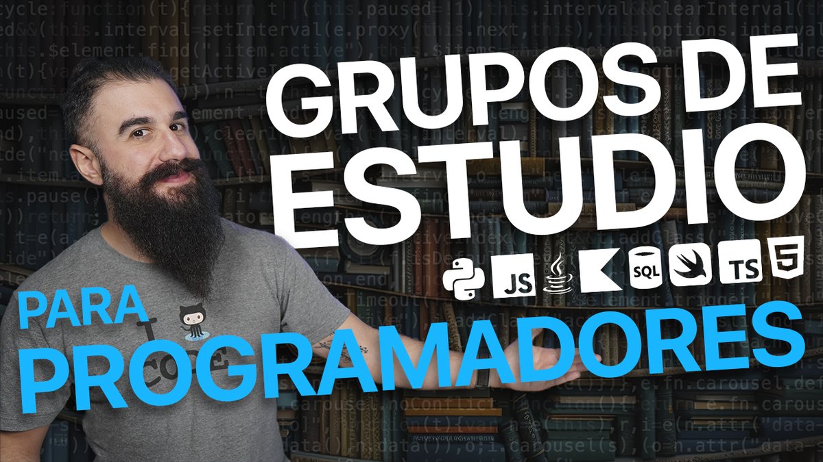 MoureDev's tweet photo. ¿Ya conoces los grupos de estudio de programación?

🔎 Encuentra gente con tus mismos intereses (o crea tu propio grupo)
💬 Habla y organiza tu aprendizaje en comunidad
🪑 Reúnete con tu grupo, o únete a uno en aulas con audio o vídeo 

📖 Toda la info: https://t.co/LaaFTFejRq https://t.co/Ex84xvuefU
