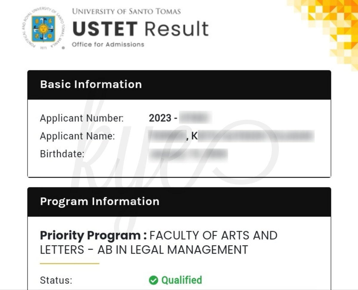 rt to claim basbas for USTET 2024. let’s manifest that you’ll pass and be qualified for your priority program.