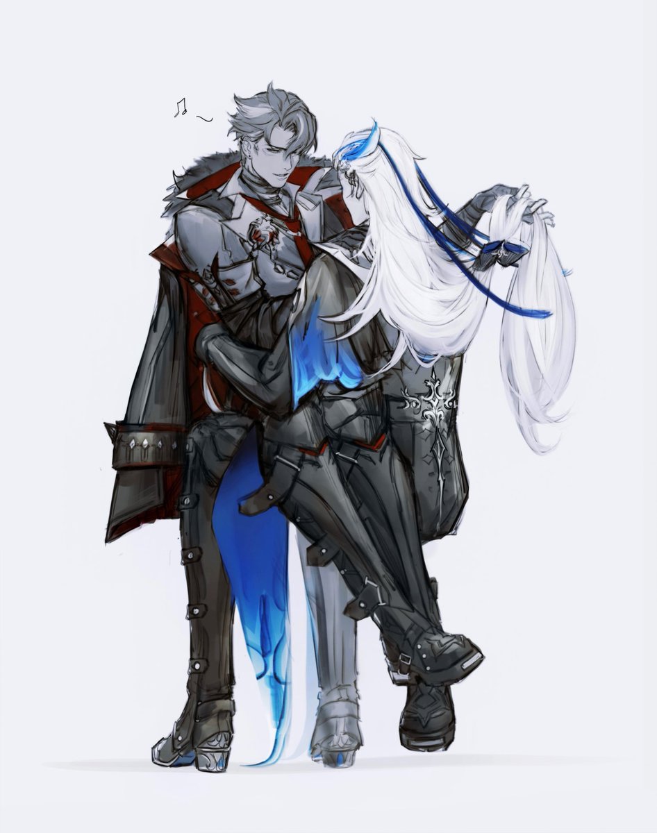 front row seat #neuvithesley #Neuvillette #Wriothesley #GenshinImpact