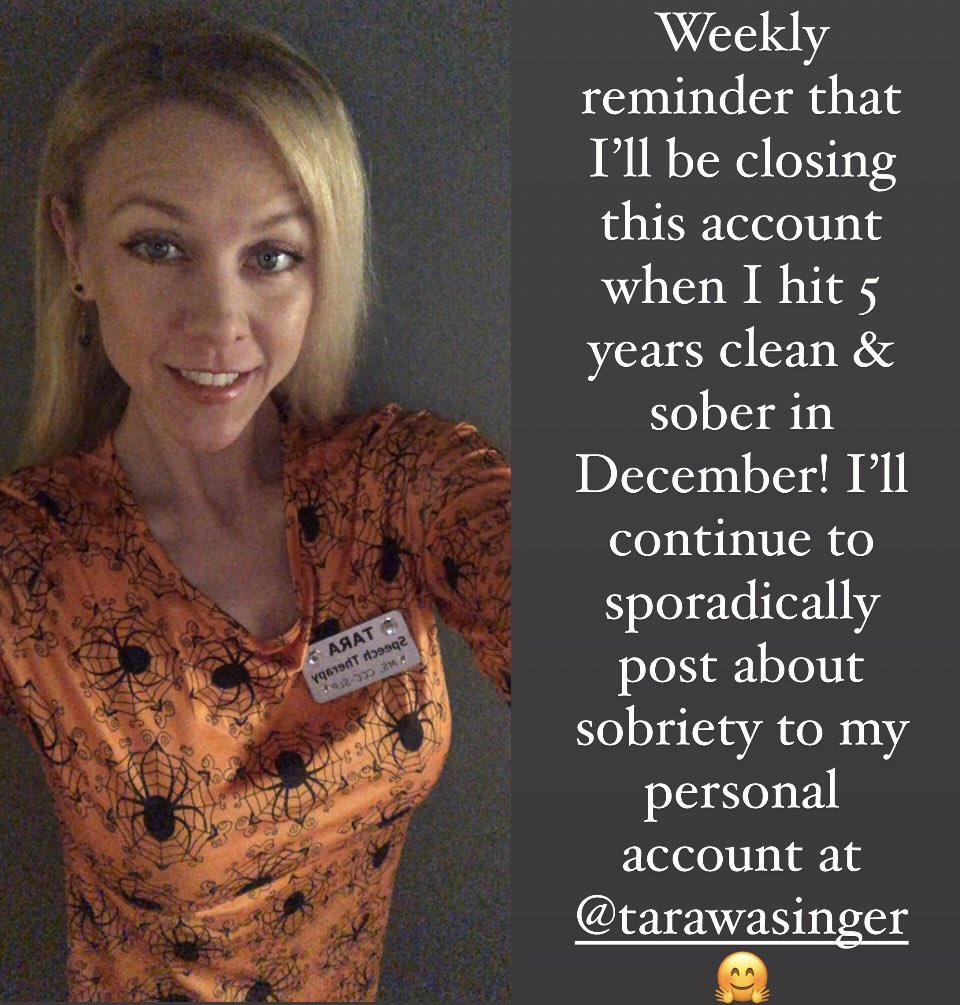 Because I’m SO MUCH MORE than my past (addictions)!
@tarawasinger 🤗 

#sober #sobriety #alcoholfree #clean #cleanandsober #drugfree  #nofilter #addiction