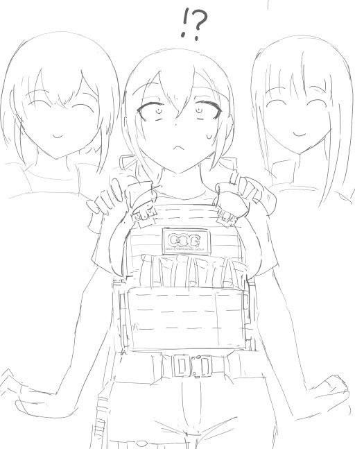 渡されたパッチを付けてみたらどこからともなく現れるでかい姉ちゃん 