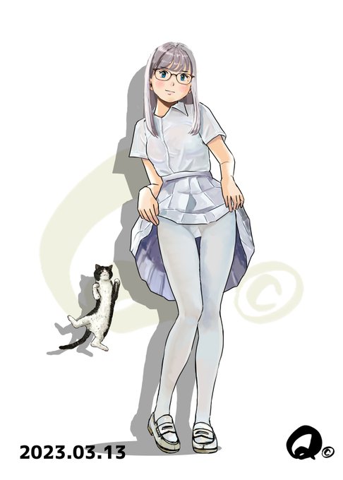 #見た人も無言で白いものをあげる 