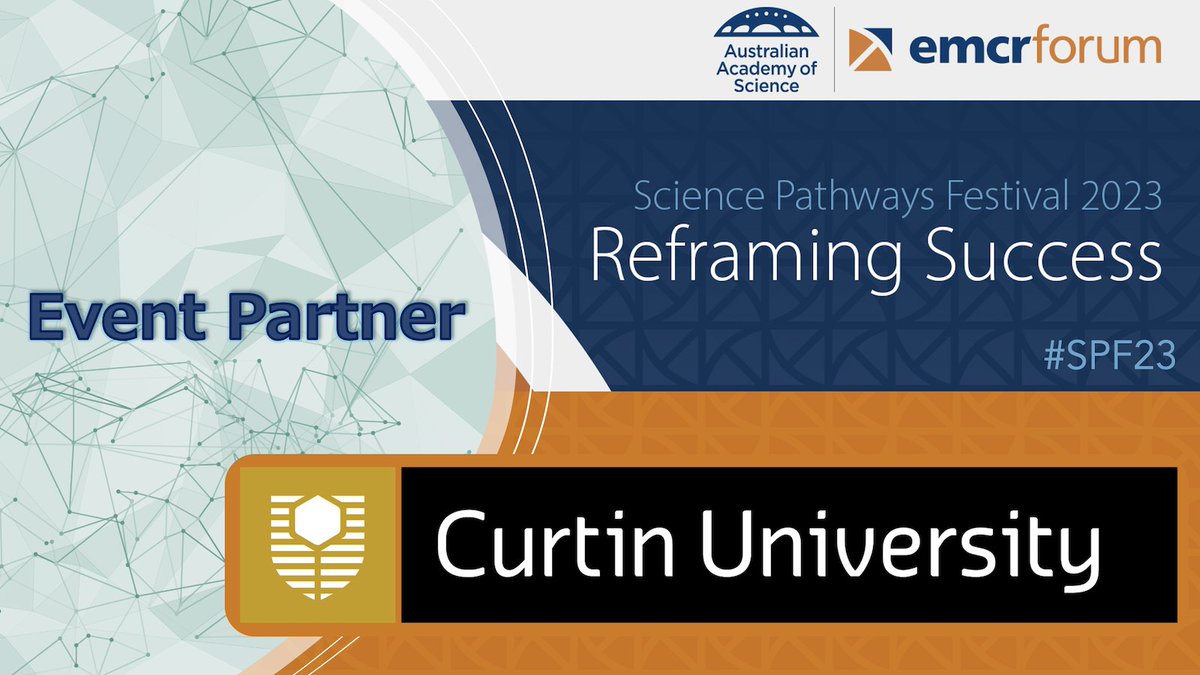 EMCR Forum (@emcrforum) on Twitter photo We are proud to welcome <a href="/CurtinUni/">Curtin University</a> as #SPF23 Event Partner.
Through enabling us to think bigger, we will be able to deliver a unique professional development experience to our #EMCRs.
Join 👉whova.com/portal/registr…
#Success #STEMcareers #research #researcher <a href="/CurtinMedia/">Curtin Media</a> We are proud to welcome <a href="/CurtinUni/">Curtin University</a> as #SPF23 Event Partner.
Through enabling us to think bigger, we will be able to deliver a unique professional development experience to our #EMCRs.
Join 👉whova.com/portal/registr…
#Success #STEMcareers #research #researcher <a href="/CurtinMedia/">Curtin Media</a>