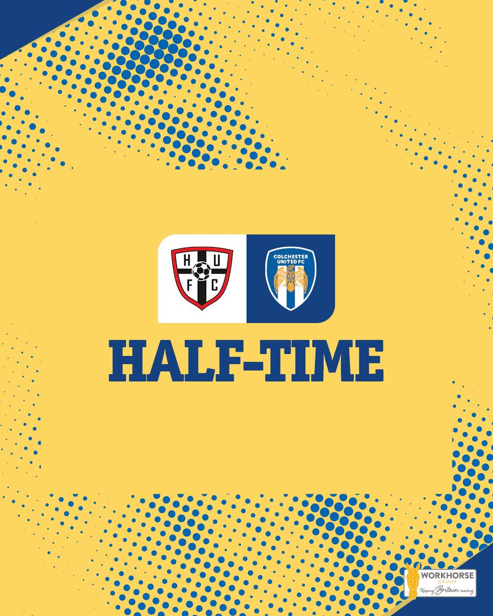 Ahead at the break. 

Hedinghams 🔴0-1 🟡 #CUWFC