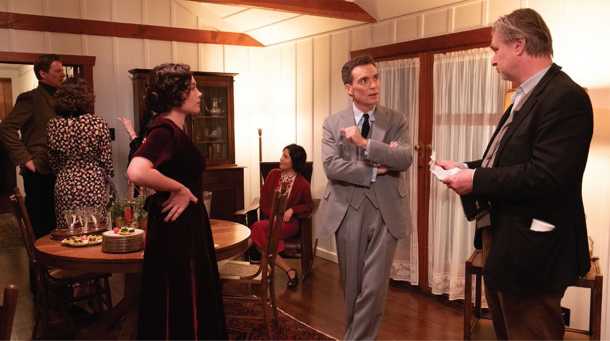 Christo1269's tweet photo. Some old/new Cillian Murphy, Christopher Nolan, RDJ, Florence and other casts on-set/bts of OPPENHEIMER pictures. (17) https://t.co/4MpuDb7HMd