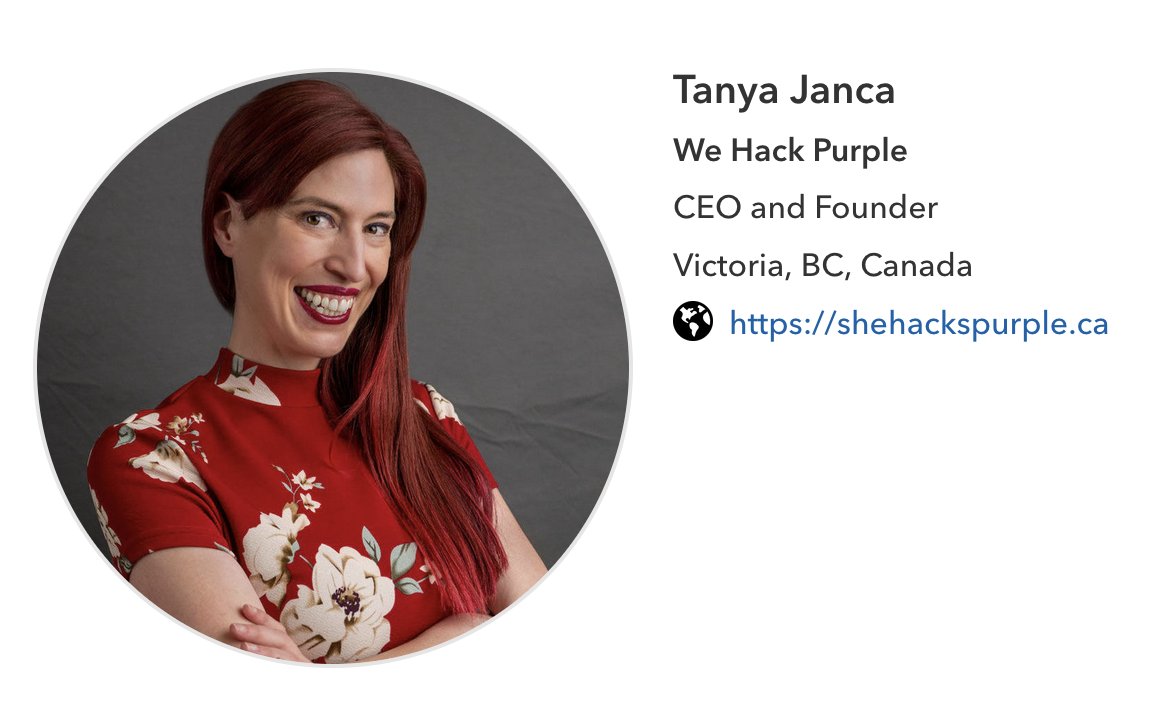 shehackspurple's tweet photo. I'm speaking at @owasp Global AppSec in Washington, DC on October 30-31! Join me, and hundreds of others, to learn all things #AppSec! I will also be helping assist @adamshostack teach his threat modelling class Nov 1 & 2!
https://t.co/a5OnS6Tyka
#OWASP #GlobalAppSecDC https://t.co/DFlW429Vnh