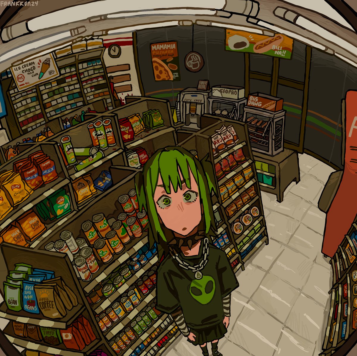 FRANKKUN15's tweet photo. Konbini https://t.co/A936Msvjn7