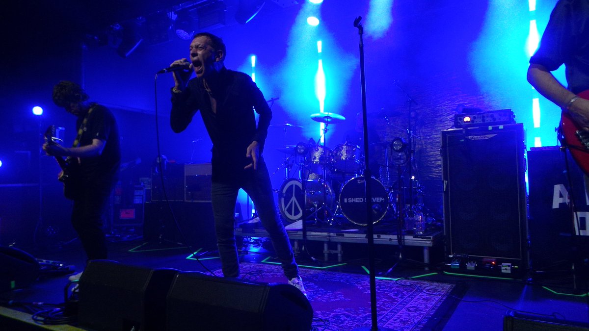 JamesMinsterman's tweet photo. You got me good and proper last night @Ricktw1tter @Rock_City_Notts . All good fun though, no hard feelings. I had a good jump around to Disco Down, with my York aloft, by the end. See you again next year, but defo not front row again. #topcrowd @shedseven https://t.co/FBzTnoFzOl