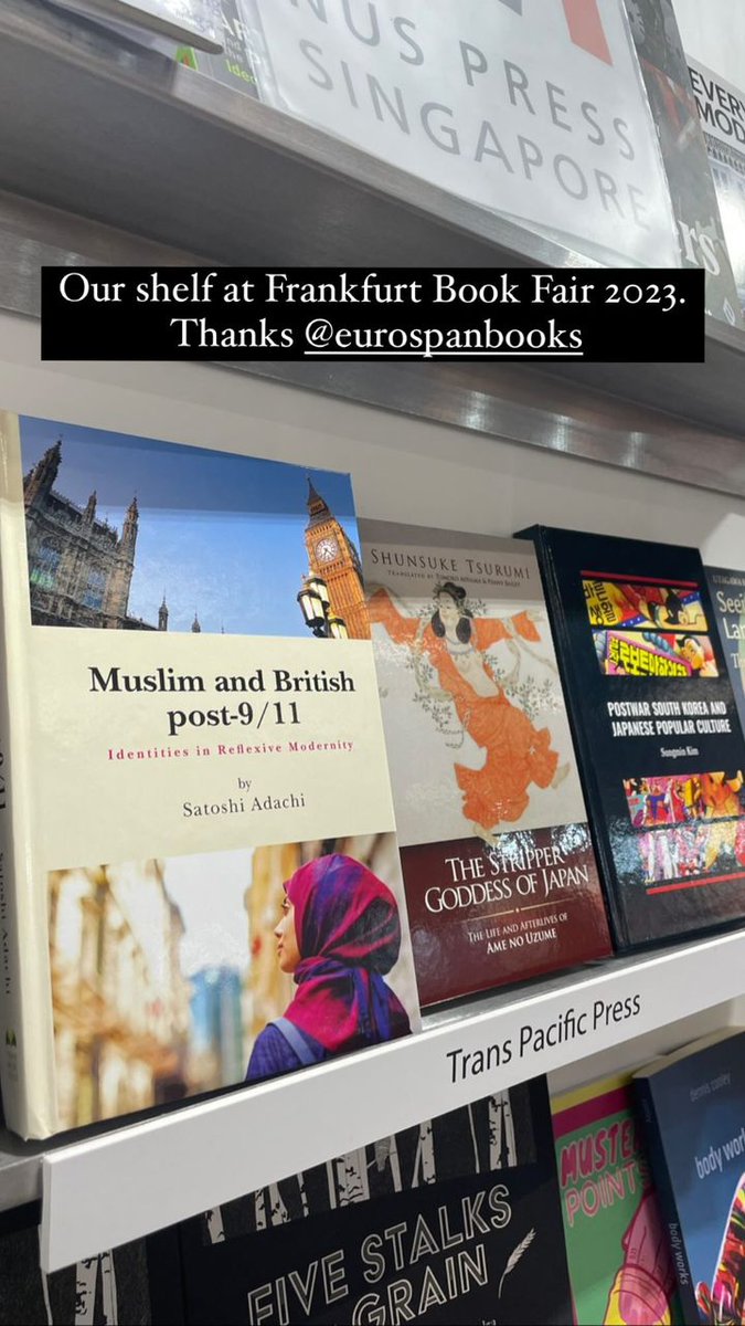 transpacificprs's tweet photo. Our shelf at Frankfurt Book Fair 2023.
Thanks @eurospanbooks 

 #fbm23 #fbf23 
 #FrankfurtBookFair 

 https://t.co/59K5rjSajM https://t.co/ZN7m70kSgF