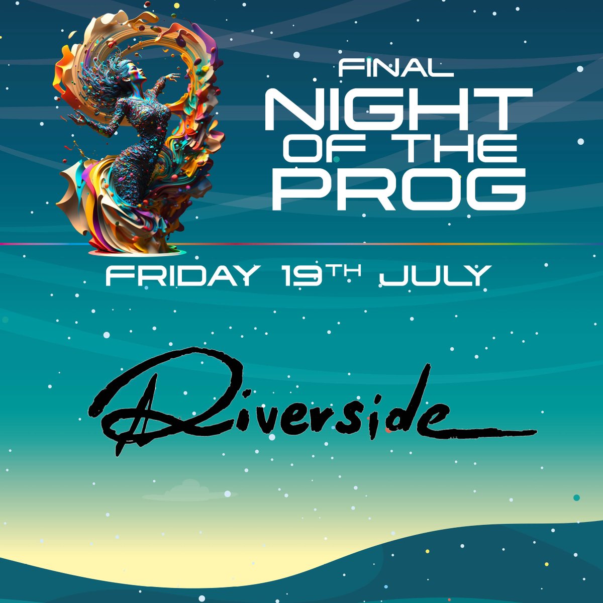 NightOfTheProg's tweet image. NOTP 2024 Band Announcement:
Performing on Friday, please welcome, from Poland: RIVERSIDE
[DE] bit.ly/3S6nViT
[EN] bit.ly/3FoAizv 
@riversidepl @insideouteu @GlassvilleMusic #riverside #nightoftheprog @ProgMagazineUK @progrock_dt