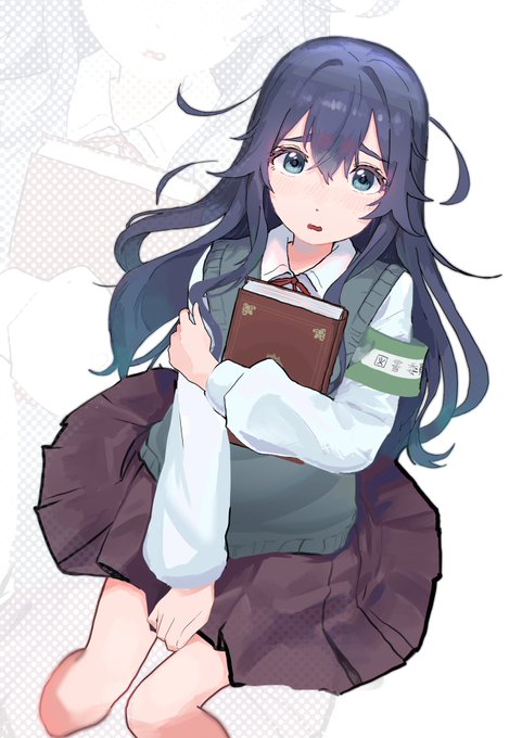 「red ribbon school uniform」 illustration images(Latest)｜21pages