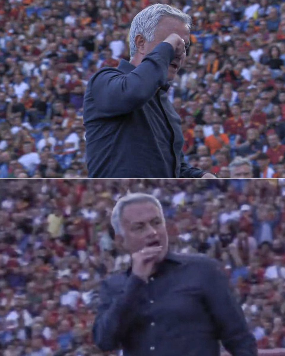 Jose Mourinho did this to the opposition bench shortly after Roma scored a stoppage time goal to take the lead against Monza.

He received a red card and will miss Roma's next Serie A match against Inter Milan.

Never change, Jose 😆