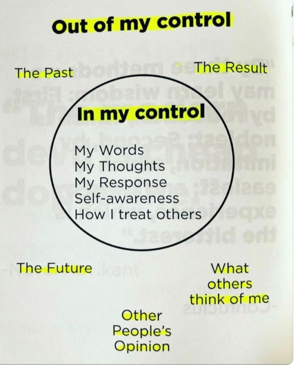 WarriorsHeart22's tweet photo. Reminder to focus on what you can control.. #selfawareness #controlyourthoughts #bepresent #mindfulness https://t.co/h62NZq6A8K