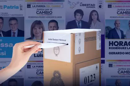 #ELECCIONESARGENTINA2023 | José González desde #SantaLucia: "Se ha acercado a votar cerca del 20% del padrón"