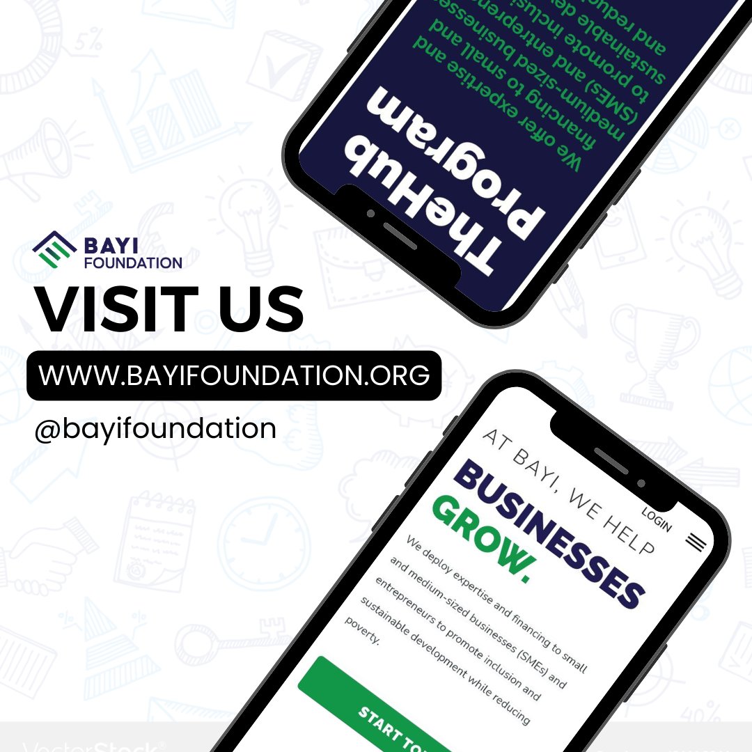 If you're in need of support for your business or you want to find a way to give back to the small business ecosystem, kindly visit us at bayifoundation.org or reach us through any of our socials to find out more about who we are and what we do.