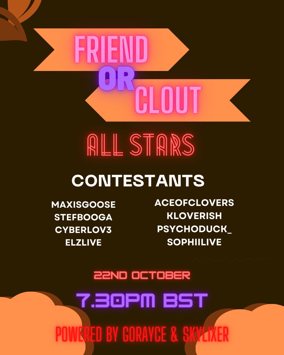 Friend Or Clout! tweet media