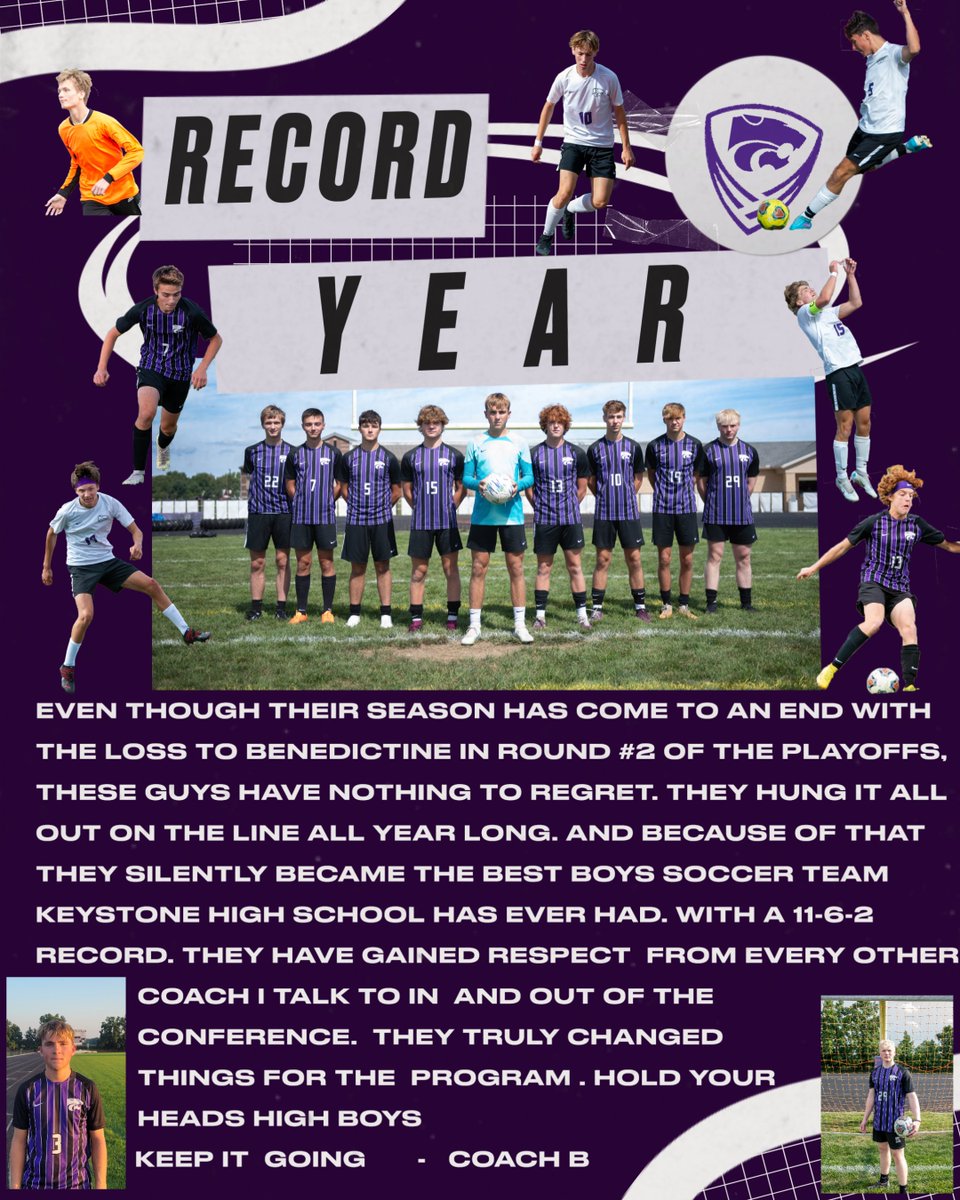 Great year. 11-6-2. This team was the bean. If you know, you know. 
#bethebean