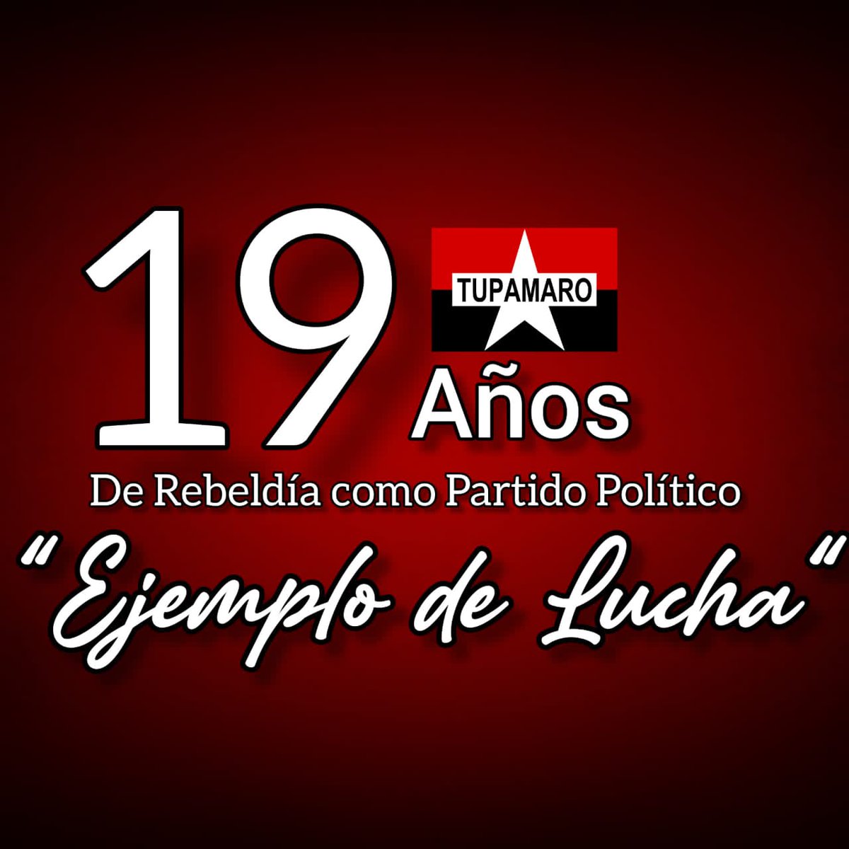 acliy3's tweet photo. El Movimiento de Mujeres Tupamaro Micaela Bastidas está de fiesta 🥳 Celebrando los 19 Años de Rebeldía, Ejemplo, Amor, Alegría al mejor estilo #Tupamaro19AñosDeRebeldía
#TupamaroApoyandoANicolas
@YoliHidalgoMRT 
@Mari https://t.co/58LJdXRdN1