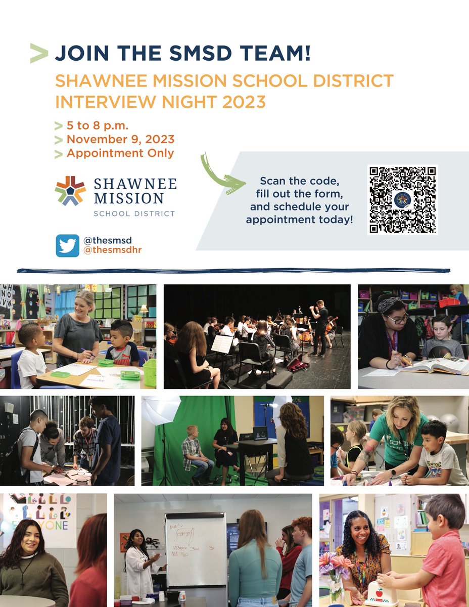 Have you signed up for interview night <a href="/theSMSD/">SM School District</a> <a href="/thesmsdhr/">SMSD Human Resources Team</a> can’t wait to meet you! #team512 #weshinekidsshine
