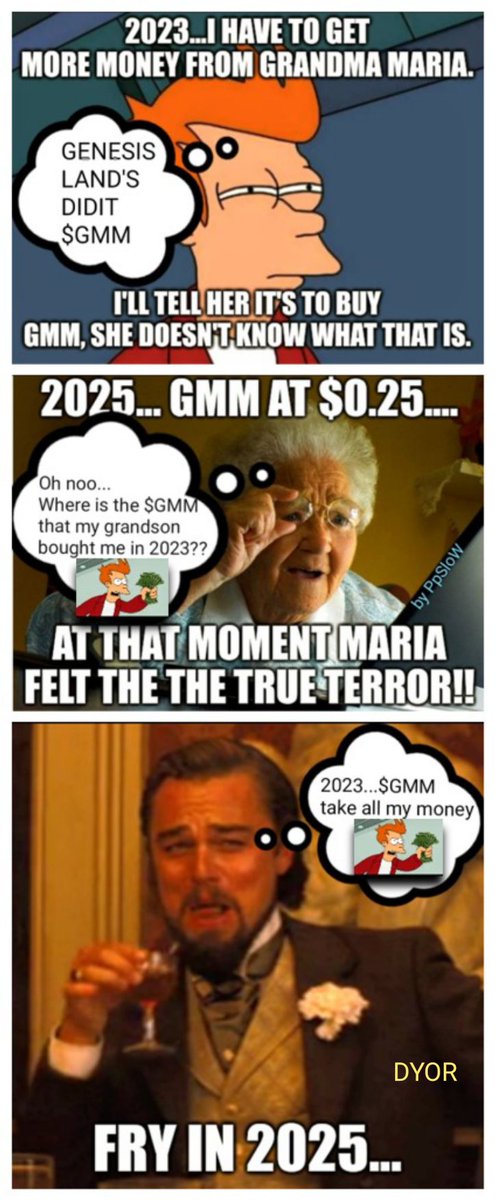 pepeslow27's tweet photo. @Maese_Corneta
#GamiumMemeContest
ROUND 2 🤡
@Gamiumcorp
@GMM_Army
$GMM
#MariaTorres
Maria no confies en tu nieto 🤣 https://t.co/n3vOG82XOK