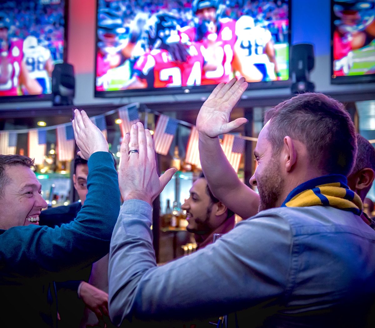 BrotherhoodLds's tweet photo. WATCH NFL WITH US THIS SUNDAY!🏈

We still have tables available for all of this weeks NFL action. There’s nowhere better to be on a Sunday evening than at the Brotherhood, the home of NFL!

🔗Drop us a message or follow the link in our bio and reserve your spot. https://t.co/2mjynRaOcj