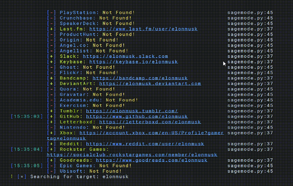 0xtechrock's tweet photo. OSINT TIP #226🕵️‍♂️ 

Sagemode Jutsu: OSINT Username Search Tool - Track and Unveil Online identities across social media platforms👀

🔗https://t.co/7j8VEuRzjB

#OSINT #cybersecurity #infosec https://t.co/dijiBhhwgv