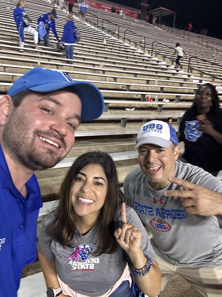 What a Great Weekend. I got to see my Georgia State Panthers get a Win over the Louisiana Ragin Cajuns!