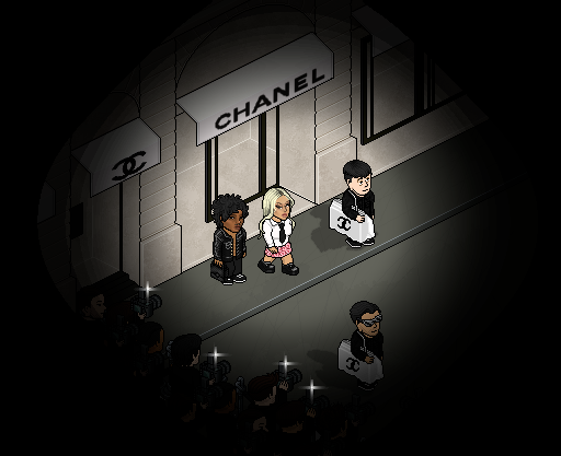 CHANEL DAY! Just picked out my outfit for the show, see you TONIGHT. w/@habkhadisha  #HFIxCHANEL