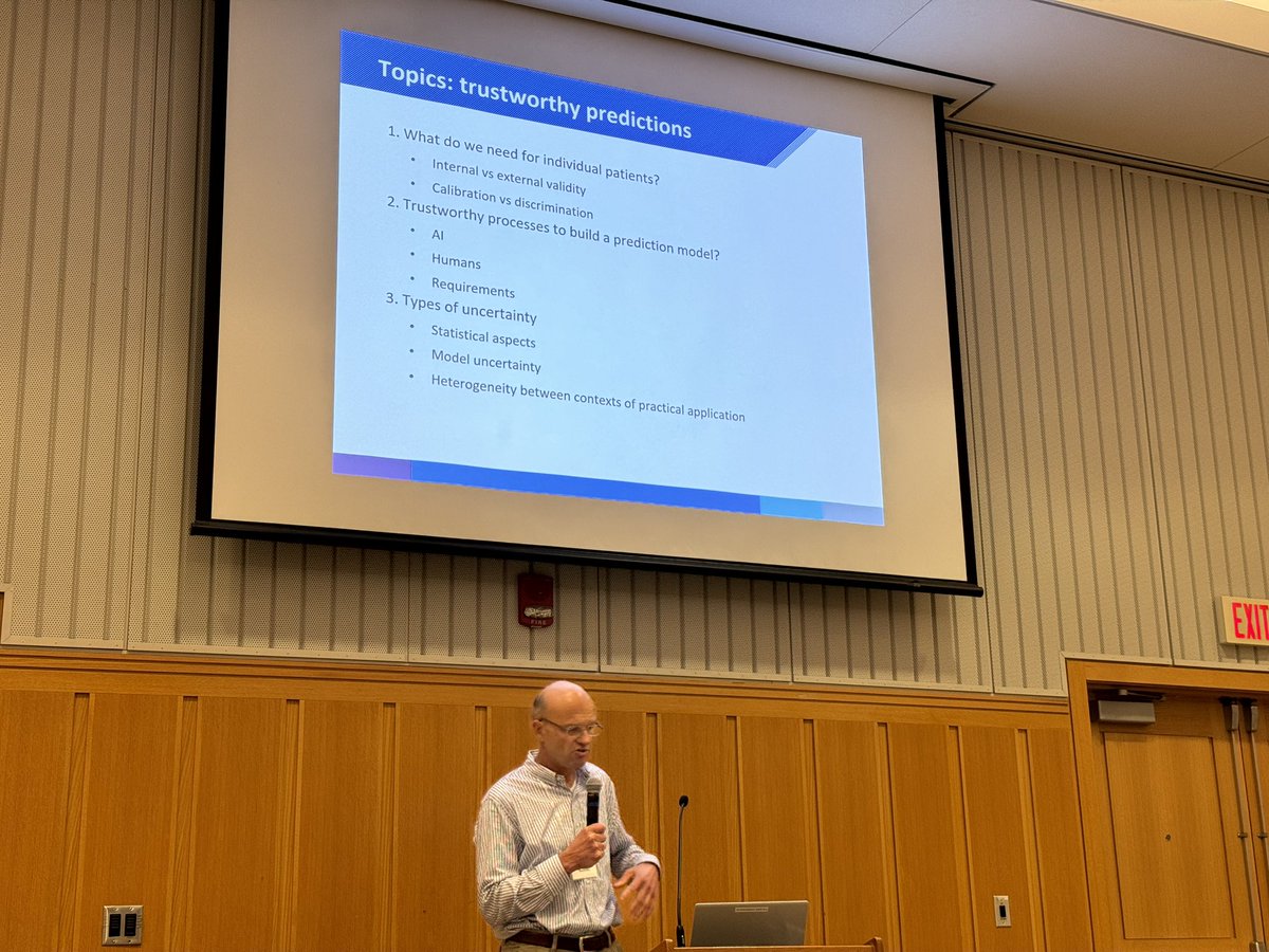 kdpsinghlab's tweet photo. The recording for Dr. Ewout Steyerberg’s talk at our @umichDLHS LHS Collaboratory on the “Trustworthiness of Individual Predictions in AI” is now available:

https://t.co/me3DQITTd2 https://t.co/jtfuweEfL4