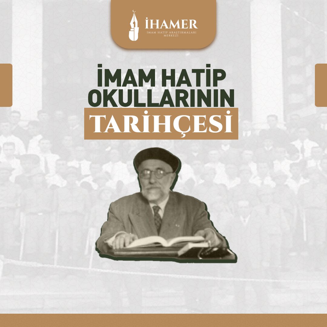 ihamertr's tweet photo. ✨ İmam Hatip Okulları: Tarihin Işığında Nitelikli Geleceğe Yolculuk!
#İmamHatiplilerHaftası #NitelikliGelecek #ihamer https://t.co/tiiXYDADzd