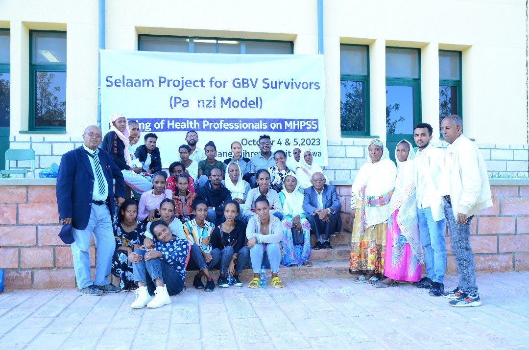 DrChTouati's tweet photo. Proud to announce that our project to support survivors of wartime rape is now up and running at the Kidane Mehret hospital in Adwa. #justiceforTigraywomenandgirls #womenempowerment #crsv #sgbv #gbv https://t.co/lAAilqw1Dt