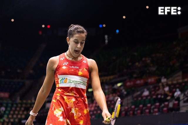EFEdeportes's tweet photo. 🏸 Carolina Marín cae en la final del #DenmarkOpen.

▪️ Pese a salvar tres puntos de partido, la onubense no pudo remontar el duelo (21-14 y 21-19) ante la china Chen Yu Fei 🇨🇳, campeona olímpica en Tokio 2020. #EFEfem

https://t.co/qX5sGUijDf https://t.co/XEf3QXNAxX