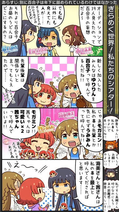 ミリアニ四コマ。距離の詰め方を間違えた場合。